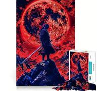 Rompecabezas de 1000 Piezas Sol y Luna de Sangre,diseño preciso,Juego Mental,Regalo fácil de Jugar,Regalo Divertido de cumpleaños 38x26cm