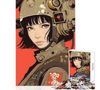 Rompecabezas de 1000 Piezas Soldado ciberpunk Femenino Juguetes de decoración para el hogar Regalos de cumpleaños Juego Educativo Entrena tu Cerebro y Tus Manos tamaño 38x26cm