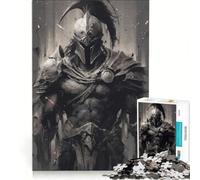 Rompecabezas de 1000 Piezas Soldado Espartano marrón, Juego de ingenio, Regalo de cumpleaños, con Piezas de Formas aleatorias Que encajan Perfectamente, 38x26cm
