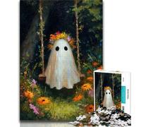 Rompecabezas de 1000 Piezas Soul on The Swing para Adultos y Adolescentes Juguetes educativos, Juegos y Lista de Deseos para aliviar el estrés con Papá Noel 75x50cm