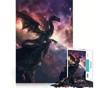 Rompecabezas de 1000 Piezas Space Dragon On The Edge para Adultos, Juguete para ejercitar la Mente, Ideal para Fortalecer los Lazos Familiares, con Corte de precisión, Regalo Creativo (38x26cm)