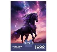 Rompecabezas De 1000 Piezas Space Horse Racing Rompecabezas para Adultos Juegos Relajantes Decoración del Hogar Cumpleaños Y Navidad 52x38cm/1000pcs