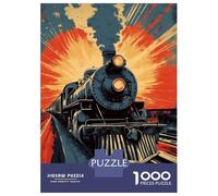 Rompecabezas De 1000 Piezas Steam Power Rush Rompecabezas para Adultos Juego Práctico Una Obra De Arte Cumpleaños Y Navidad 38x26cm/1000pcs