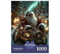 Rompecabezas De 1000 Piezas Steampunk Santa Claus Rompecabezas para Adultos Juego De Ingenio Ensamblaje De Patrones Difícil Y Desafiante 52x38cm/1000pcs