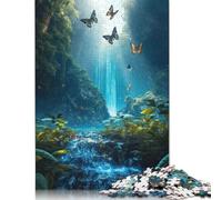 Rompecabezas de 1000 Piezas Sueño de Mariposa, Rompecabezas creativos Cuadrados para Adultos y Rompecabezas de Papel, Juego desafiante, 1000 Piezas (75 x 50 cm)