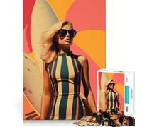 Rompecabezas de 1000 Piezas Sueños de Surf posmodernos para Adolescentes Juguete Que desafía la Mente Pasatiempo Tranquilo Corte preciso Regalo de Temporada (38x52cm)