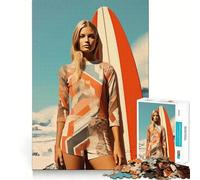 Rompecabezas de 1000 Piezas Sueños de Surf posmodernos para Adolescentes Mejora la Memoria, relaja la Mente y CREA un Regalo Original (50x75cm)