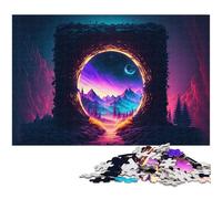 Rompecabezas de 1000 Piezas Sueños de un Mundo lejano Rompecabezas de Papel Juegos educativos decoración del hogar (tamaño 38 x 26 cm)