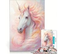 Rompecabezas de 1000 Piezas Sueños de Unicornio para Adultos Juegos educativos Carrera de Velocidad Manual Toda la Familia 38x52cm