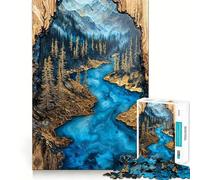 Rompecabezas de 1000 Piezas Sueños del Bosque para Adolescentes Juego de Memoria y concentración Calidad Profesional Ideal para Recortar y Relajarse en Grupo (50x75cm)