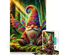 Rompecabezas de 1000 Piezas Susurros del Bosque para Adultos Juego de Memoria Divertido Componentes Resistentes y de Corte Limpio aliviar el estrés (38x26cm)