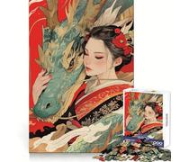 Rompecabezas de 1000 Piezas Susurros del Dragón para Adolescentes, Ideal para Entrenar la concentración, Actividades de Ocio y para Regalar (38x52cm)