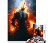 Rompecabezas de 1000 Piezas Svarog - Dios eslavo Juguetes antiestrés Regalos de Amigo Invisible Juego Educativo Lista de Deseos con Papá Noel Tamaño 38x52cm