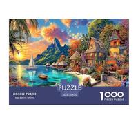 Rompecabezas De 1000 Piezas «Tahití» para La Familia - Gran Desafío En Papel Ecológico, Juego De Ingenio para Adultos Y Niños 70x50cm/1000pcs