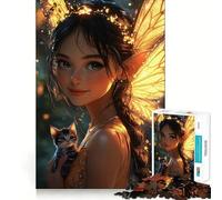 Rompecabezas de 1000 Piezas Taller de la Campana con Gatito para Adolescentes Mejora la Memoria Divertido y Relajante Bordes precisos Regalo Original 38x52cm