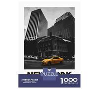 Rompecabezas De 1000 Piezas - Taxi of New York City Rompecabezas para Adultos Juego De Ingenio Desafío Difícil Regalos para Reducir El Estrés 70x50cm/1000pcs
