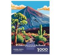 Rompecabezas De 1000 Piezas Teide Canary Island National Park Spain Rompecabezas para Adultos Juego Familiar Decoración Perfecta Cumpleaños Y Navidad 38x26cm/1000pcs