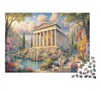 Rompecabezas de 1000 Piezas Templo Clásico PalabraClave1 para Adultos Papel Entrenamiento Mental PalabraClave2 Templo Decorativo 70x50cm/1000pcs