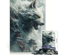 Rompecabezas de 1000 Piezas Templos Chinos del Zorro Blanco para Adolescentes Desarrolla la lógica y es un pasatiempo Relajante Requiere Montaje preciso Un excelente (50x75cm)