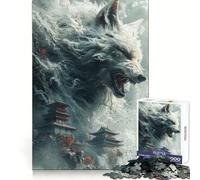 Rompecabezas de 1000 Piezas Templos Chinos del Zorro Blanco para Adolescentes, Ideal para Entrenar la concentración y como Actividad de Ocio (38x26cm)