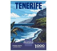 Rompecabezas De 1000 Piezas Tenerife Island Spain Rompecabezas para Adultos Juego Familiar Mejora La Memoria Oferta como Regalo para Toda La Familia 52x38cm/1000pcs