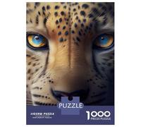 Rompecabezas De 1000 Piezas The Big Cat Face Rompecabezas para Adultos Juego De Ingenio Análisis Y Lógica Cumpleaños 52x38cm/1000pcs