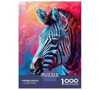 Rompecabezas De 1000 Piezas The Camouflaged Zebra Rompecabezas para Adultos Juego De Ingenio Análisis Y Lógica Cumpleaños 70x50cm/1000pcs