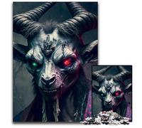Rompecabezas de 1000 Piezas The Devil Eyes, Rompecabezas difícil para Adultos, Navidad, Halloween, Pascua y Año Nuevo, 50x75cm/19,68x29,52 Pulgadas.