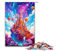 Rompecabezas de 1000 Piezas The Gold Palace Space para Adultos Juego Familiar de Madera 75 x 50 cm