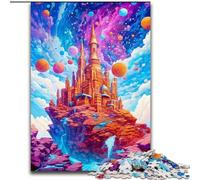 Rompecabezas de 1000 Piezas The Gold Palace Space, Rompecabezas de cartón de 26x38cm, Entretenimiento Relajante, Navidad y decoración del hogar.