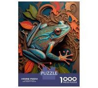 Rompecabezas De 1000 Piezas The Little Jumping Frog Rompecabezas para Adultos Juego Práctico Una Obra De Arte Cumpleaños Y Navidad 38x26cm/1000pcs