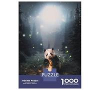 Rompecabezas De 1000 Piezas The Panda in The Forest Rompecabezas para Adultos Juego De Ingenio Análisis Y Lógica Cumpleaños 70x50cm/1000pcs