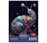 Rompecabezas De 1000 Piezas - The Patient Snail Rompecabezas para Adultos Juego De Ingenio Desafío Difícil Oferta como Regalos para Toda La Familia 52x38cm/1000pcs