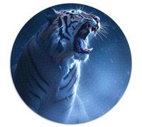 Rompecabezas de 1000 Piezas Tigre para Adultos. Un desafío para la Mente, Actividad Familiar, decoración del hogar, Regalo navideño (tamaño 67,5 x 67,5 cm).