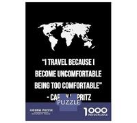 Rompecabezas De 1000 Piezas - Travel Rompecabezas para Adultos Juguetes De Bricolaje Oferta De Decoración Perfecta como Regalos para Toda La Familia 38x26cm/1000pcs