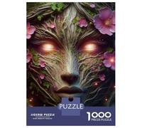 Rompecabezas De 1000 Piezas Tree Spirit Face Rompecabezas para Adultos Juego De Ingenio Análisis Y Lógica Cumpleaños 38x26cm/1000pcs