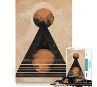 Rompecabezas de 1000 Piezas Tríada Celestial,Corte Premium,Juego Creativo para el Cerebro,Paz,diversión,Arte de Pared navideño (38x52cm)