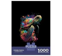 Rompecabezas De 1000 Piezas Turtle Mom Sea Turtles Rompecabezas para Adultos Juegos Relajantes Decoración del Hogar Cumpleaños Y Navidad 70x50cm/1000pcs