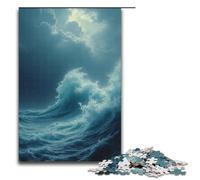 Rompecabezas de 1000 Piezas TyphoonJigsaw para Adultos y niños Rompecabezas de Madera Juguete Educativo antiestrés 1000 Piezas (38 x 26 cm)