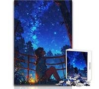 Rompecabezas de 1000 Piezas Un niño de Noche, Juguete, Juego Intelectual, Aprendizaje, Educativo, Regalo de Amigo Secreto, tamaño 38x52cm