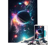 Rompecabezas de 1000 Piezas Una Danza de Planetas y Estrellas Juguetes adictivos para Cultivar la Paciencia Juegos relajantes Alivia el estrés Excelentes Regalos y Juguetes (Tamaño 38x26cm)