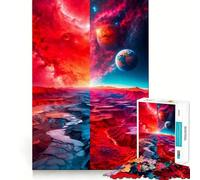 Rompecabezas de 1000 Piezas Universo Paralelo para Adultos y Adolescentes Juguete de lógica para Relajarse Corte de precisión Regalo Ideal (50x75cm)
