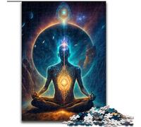 Rompecabezas de 1000 Piezas Universo Zen Esotérico Imposible Rompecabezas para Adultos tamaño 50x75cm Ideal para Enamorados, Navidad, Año Nuevo, San Valentín