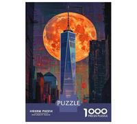 Rompecabezas De 1000 Piezas - Urban Moonlit Majesty Rompecabezas para Adultos Juego De Ingenio Desafío Difícil Oferta como Regalos para Toda La Familia 52x38cm/1000pcs