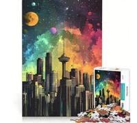 Rompecabezas de 1000 Piezas Vancouver Canadá_ Decoración de Pared de Juguete Interesante para Reducir el estrés 50x75cm