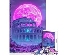 Rompecabezas de 1000 Piezas Vaporwave Colosseum Juguete Educativo Gran Regalo para Juego Educativo Adecuado para decoración de Escritorio Tamaño 50x75cm