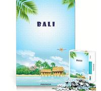 Rompecabezas de 1000 Piezas Viaje a Bali, Indonesia Diseño de Corte preciso Ideal para desarrollar la lógica y el Pensamiento Momento de relajación (50x75cm)