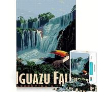 Rompecabezas de 1000 Piezas Viaje a Iguazú Corte Impecable Juego de lógica Divertido Juguete Juego Libre Actividad de cumpleaños (38x26cm)
