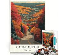 Rompecabezas de 1000 Piezas: Viaje a Quebec, Juego de ingenio, Desafío difícil, Regalo Ideal para Toda la Familia 38x26cm