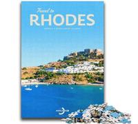 Rompecabezas de 1000 Piezas Viaje a Rodas para Adolescentes, Juego Familiar antiestrés, desafío difícil, Regalo para Amigos y Familiares, 2000 Piezas (70x100cm)